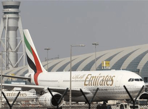 Emirates flight EK0863 was cancelled yesterday after the snake was found prior to passengers boarding the plane, the Khaleej Times reported. reuters file photo