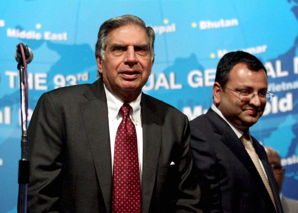 Seven out of the nine directors of Tata Sons voted for his replacement after Farida Khambata abstained and Mistry was declared ineligible to vote as he was an interest director. pti file photo