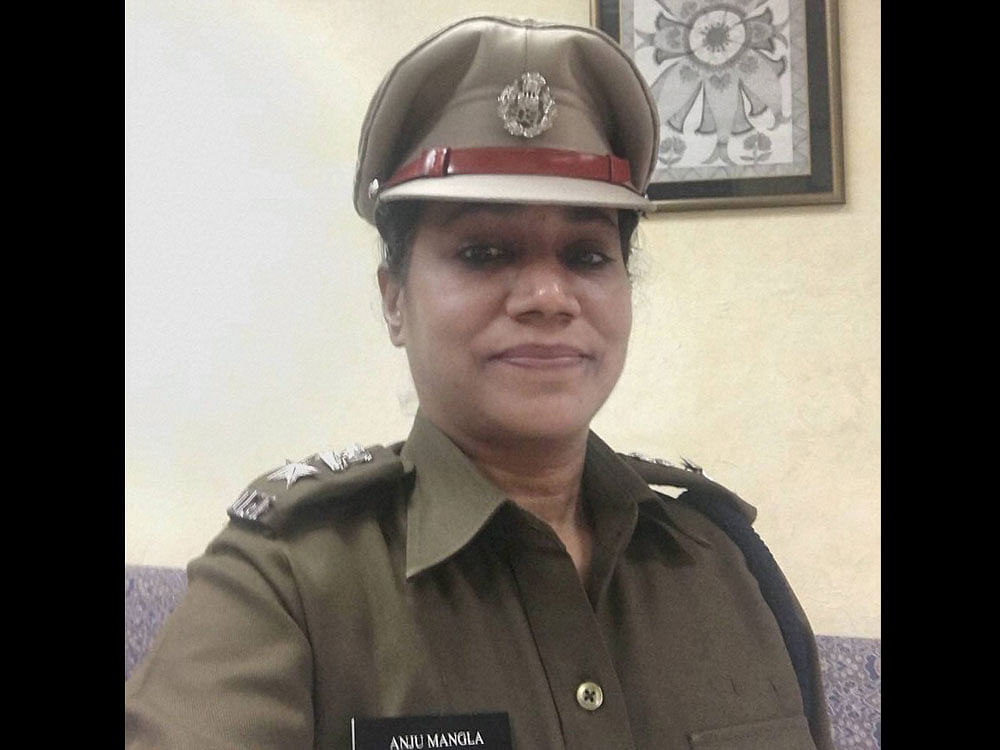 Anju Mangla has become the first woman Superintendent of a men's prison in high-security Tihar jail in New Delhi on Wednesday. PTI Photo