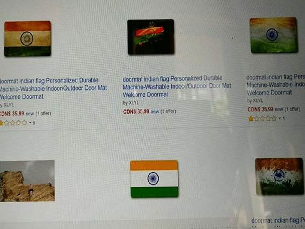 Amazon removes offensive Indian flag doormats from its site
