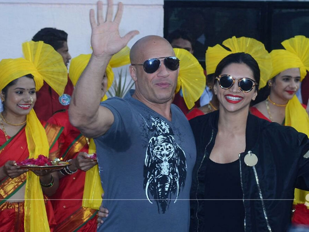 Vin Diesel arrives in Mumbai to a traditional welcome @Spotboye