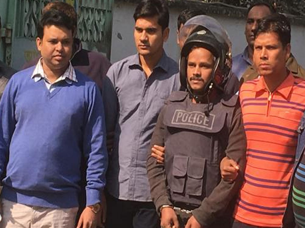 The official said the police investigations found that Alam was involved in plotting murders of 22 people including a slain Japanese national, a Hindu tailor, two Hindu priests, a village doctor, a Sufi Muslim, a professor of state-run Rajshahi University and several others in the past four years. The development came two weeks after five suspected JMB operatives were arrested over plotting attacks on the New Year's Eve and 30-kg explosives were seized from them. Picture courtesy Twitter