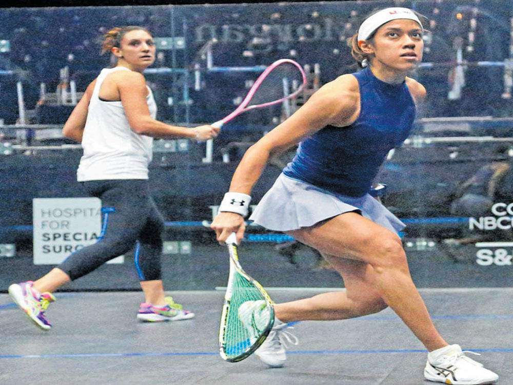 QUEEN BEE: Nicol David is keen that squash finds a place in the Olympics.