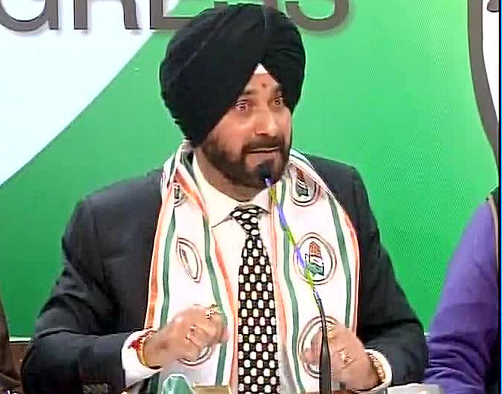 Sidhu, who quit Bharatiya Janata Party (BJP) in September alleged that the party was choosing an alliance, and he chose Punjab.  ANI Photo