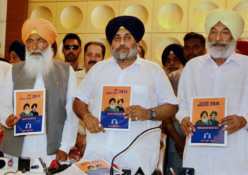 Badals to face contest of a lifetime. PTI file photo