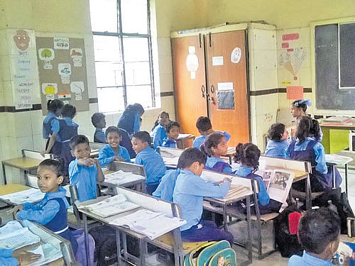 Only 42% of Class 5 students can read Class 2 text, says&#8200;report. Representative Image