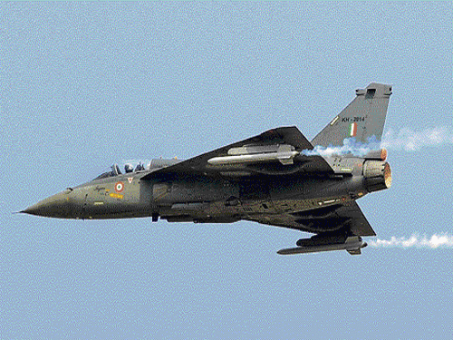 Designed and developed by the Aeronautical Development Agency and Hindustan Aeronautics Limited, Tejas was inducted in Indian Air Force's 45 squadron 'Flying Daggers' in July last year. FIle Photo