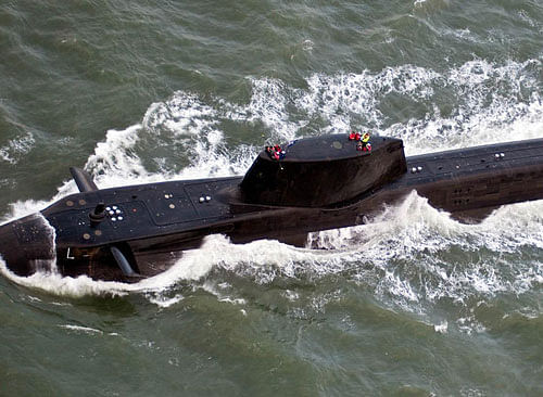 Navy to induct two submarines . Representative Image