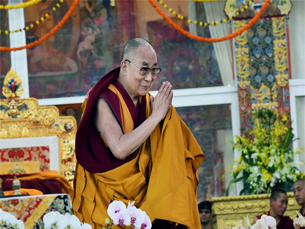 Dalai Lama. PTI file photo