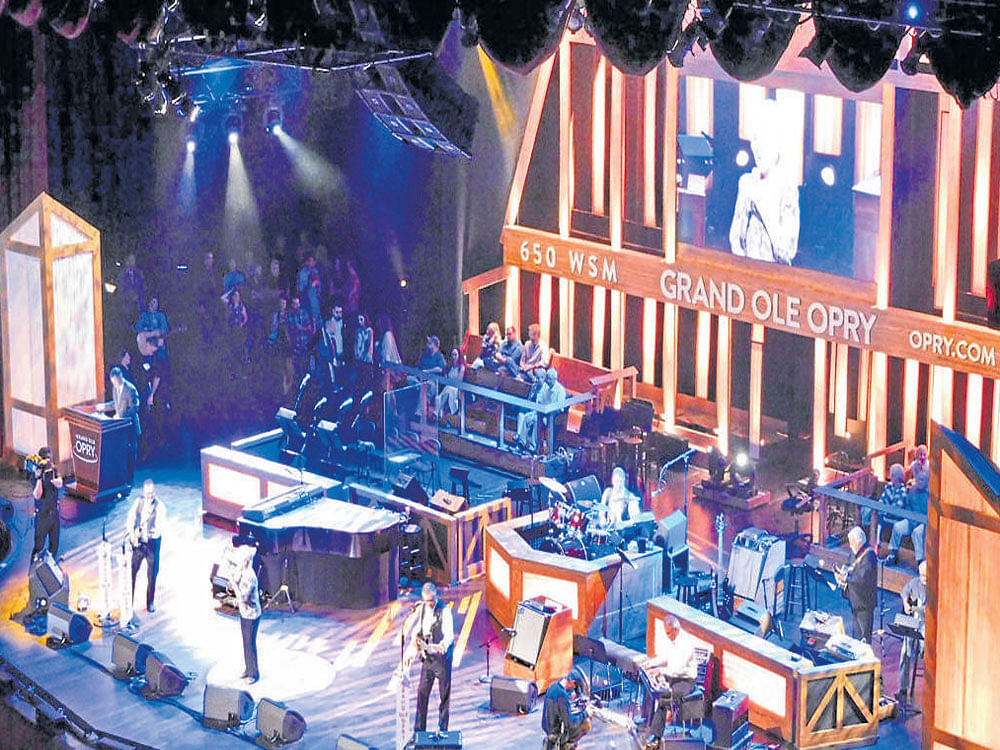 for country fans (Clockwise The Grand Ole Opry stage has been a platform for icons such as Kenny Rogers and Dolly Parton