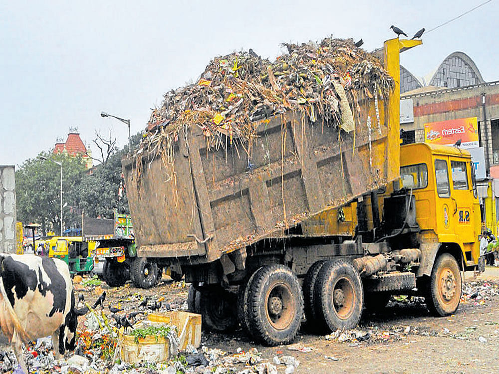 N S Ramakanth, a founder of the Solid Waste Management Round Table, disagrees with the waste generation figures put out by RMP 2031. He reasons that the numbers can be reduced only when the segregation is done at source. File photo