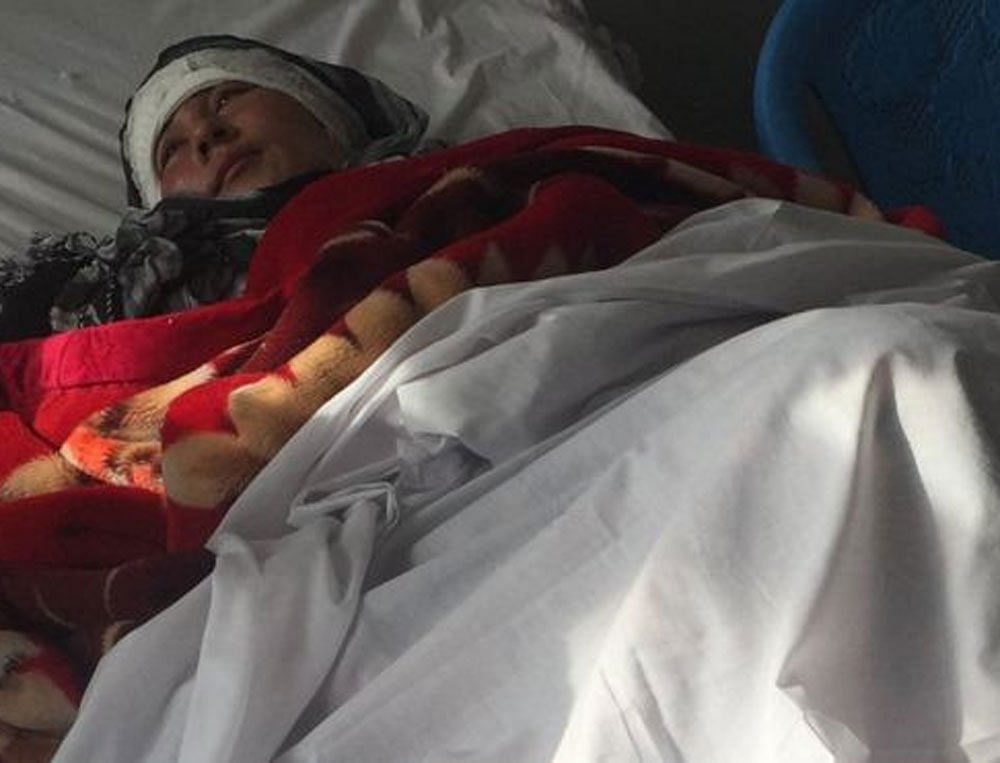 The 23-year-old victim, Zarina, was attacked today evening in Balkh province, according to Noor Mohammad Faiz, the director of a hospital in Mazar-e-Sharif. Screen grab