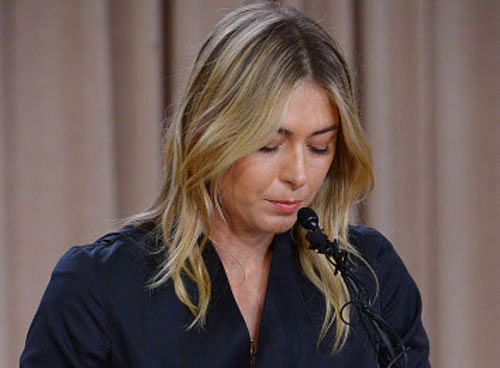 Sharapova was banned from the sport after testing positive for meldonium at the 2016 Australian Open last year. Reuters file photo