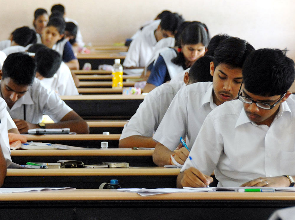 The decision comes about three years after the board introduced the western model of open-text assessment system in its schools as part of its examination reforms  under the previous United Progressive Alliance (UPA) regime. DH file photo