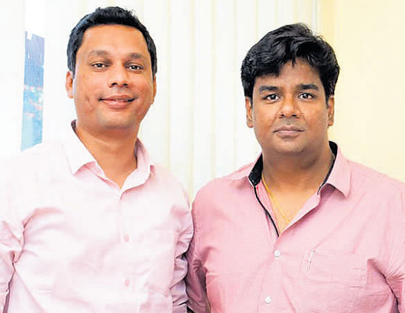 Sachin Joshi (left) and Prabhat Kumar Tiwary