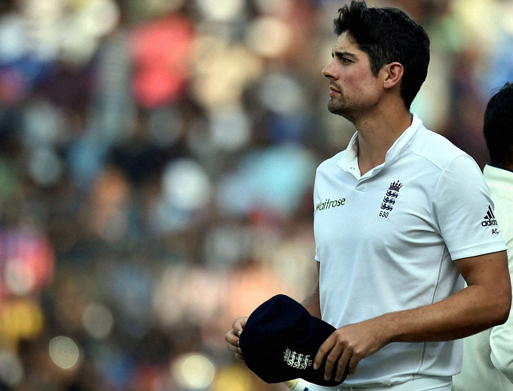 Cook, England's leading scorer in Tests with 11,057 runs, became captain in August 2012 and led his country to Ashes glory on home soil in 2013 and 2015 as well as series wins in India and South Africa. PTI file photo