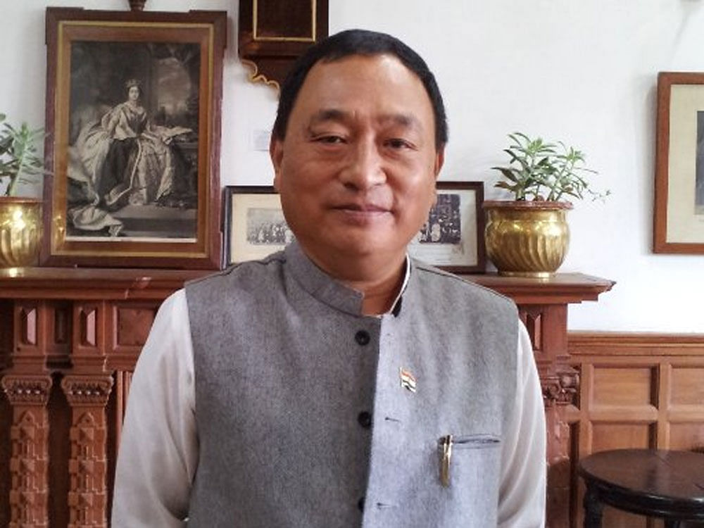 Congress MP from Arunachal East, Ninong Ering. Image courtesy Twitter.