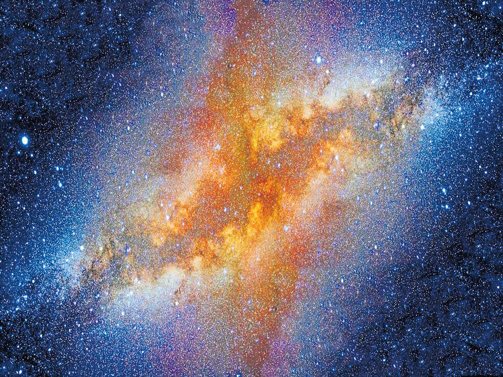 Around the Milky Way, the clouds are the brightest, and largest, examples of dwarf satellite galaxies.