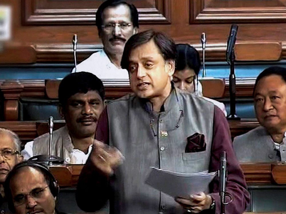 'I do not think in the history of Indian parliamentary democracy, we have ever heard the PM insulting his predecessor in such a manner using bathroom analogy. This is simply not heard of (before),' Congress MP Shashi Tharoor