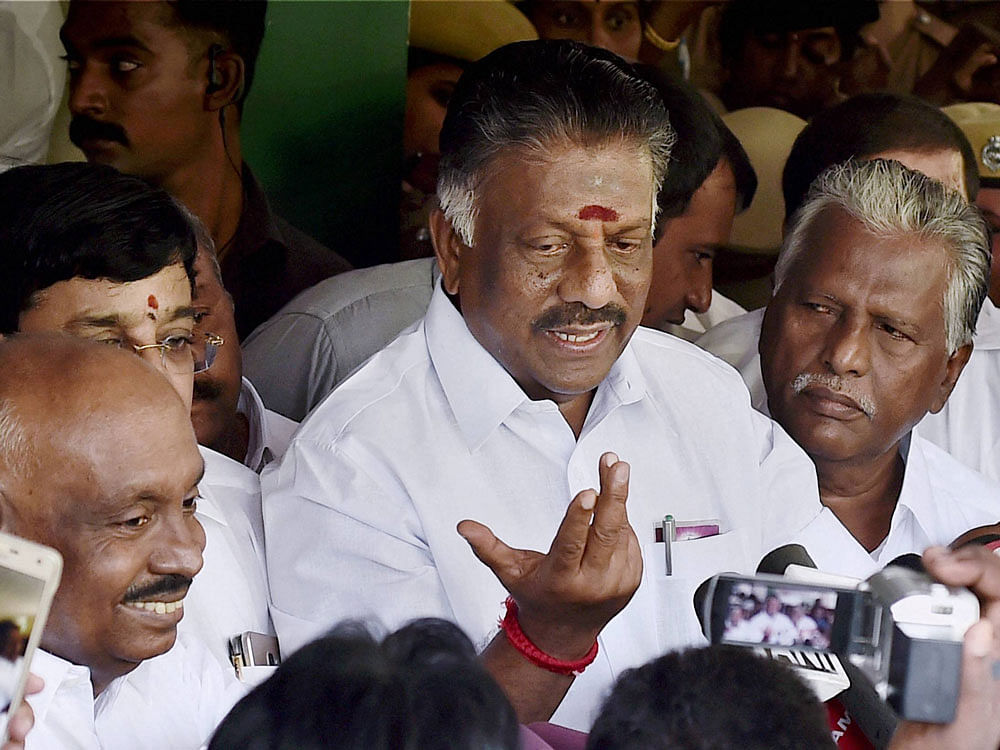 By accommodating persons who were expelled in 2011 by Jayalalithaa at the 'Veda Nilayam' Poes Garden residence, Sasikala had 'betrayed' Amma, he said, hitting out at her for calling him a 'betrayer.' PTI photo