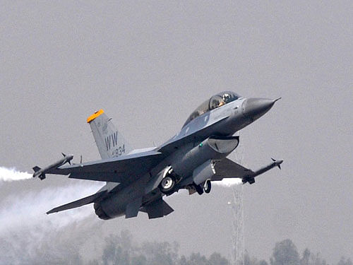 As the Donald Trump administration plans to review Lockheed Martin's plan to shift the F-16 assembly line to India, its European rival Saab is also concerned with the US development as Gripen aircraft's engine and some systems are of American origin. File Photo.
