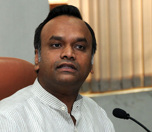 Information Technology Minister Priyank Kharge. DH File Photo.