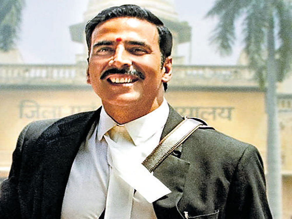 Actor Akshay Kumar's 'Jolly LLB2' has earned over Rs 13 crore on day one at the box office.  FIle Photo