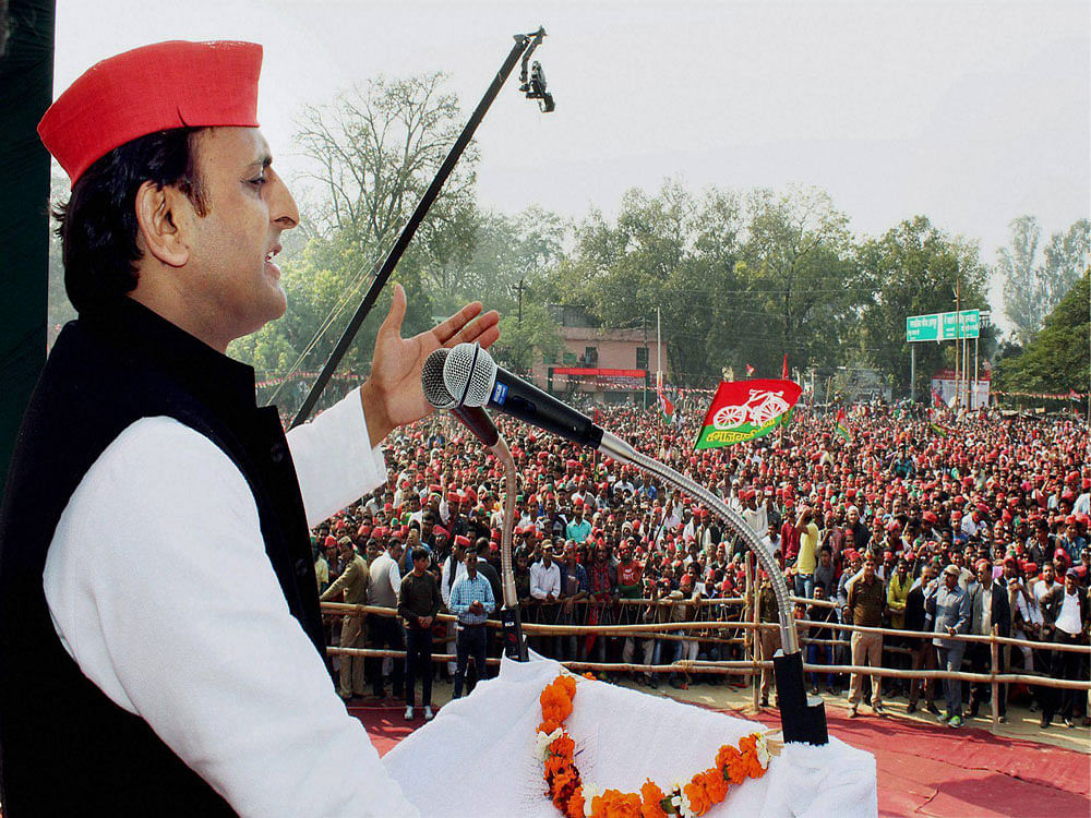 The party is targeting prospective voters by wooing them with development schemes. Whoever gets a return call listens to the manifesto for 60 seconds. PTI file photo