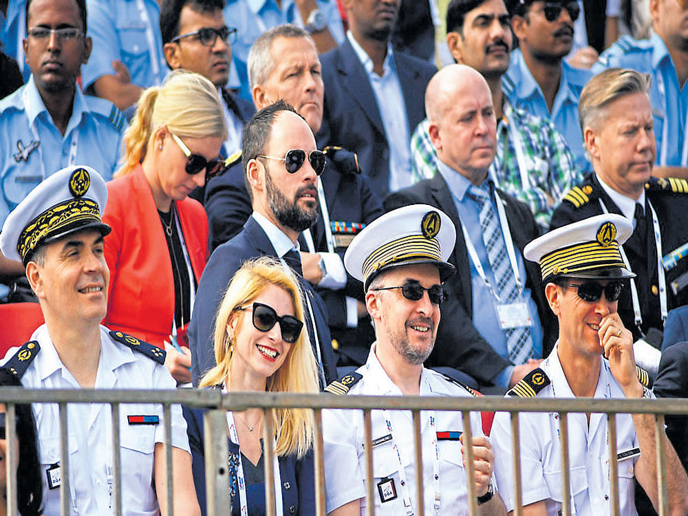 excited A view of the foreign visitors. DH PHOTO&#8200;BY&#8200;KISHOR&#8200;KUMAR&#8200;BOLAR