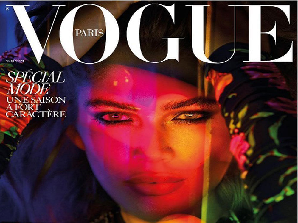 In a first for the hi-end lifestyle magazine, Brazilian catwalk star, Valentina Sampaio will be its covergirl, reported BBC. Image courtesy Vogue magazine.