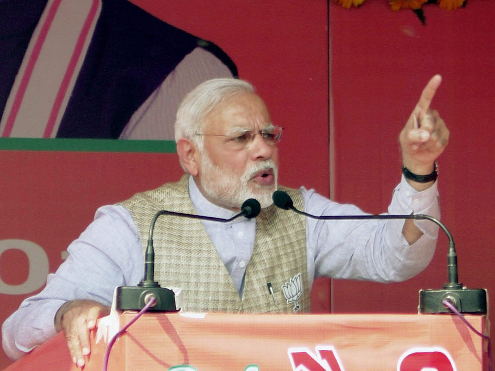 Modi also cited the decision of his government to slash prices for coronary stents for heart patients. PTI File Photo.