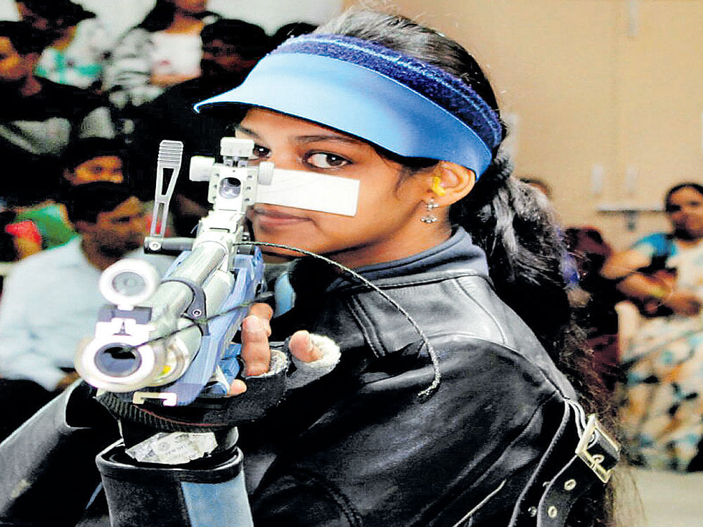 bull's eye: Having made it to the Indian team, Meghana Sajjanar would be hoping for some good scores in her first World Cup.