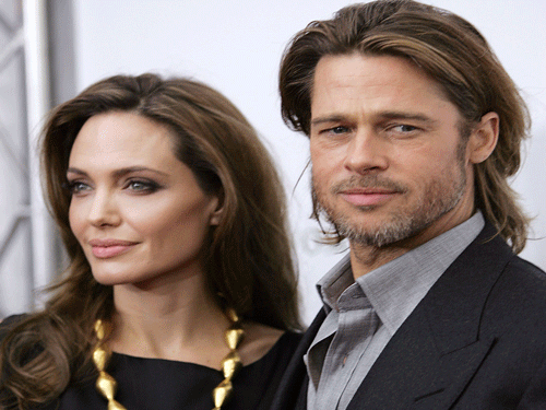 Angelina Jolie and Brad Pitt. File Photo