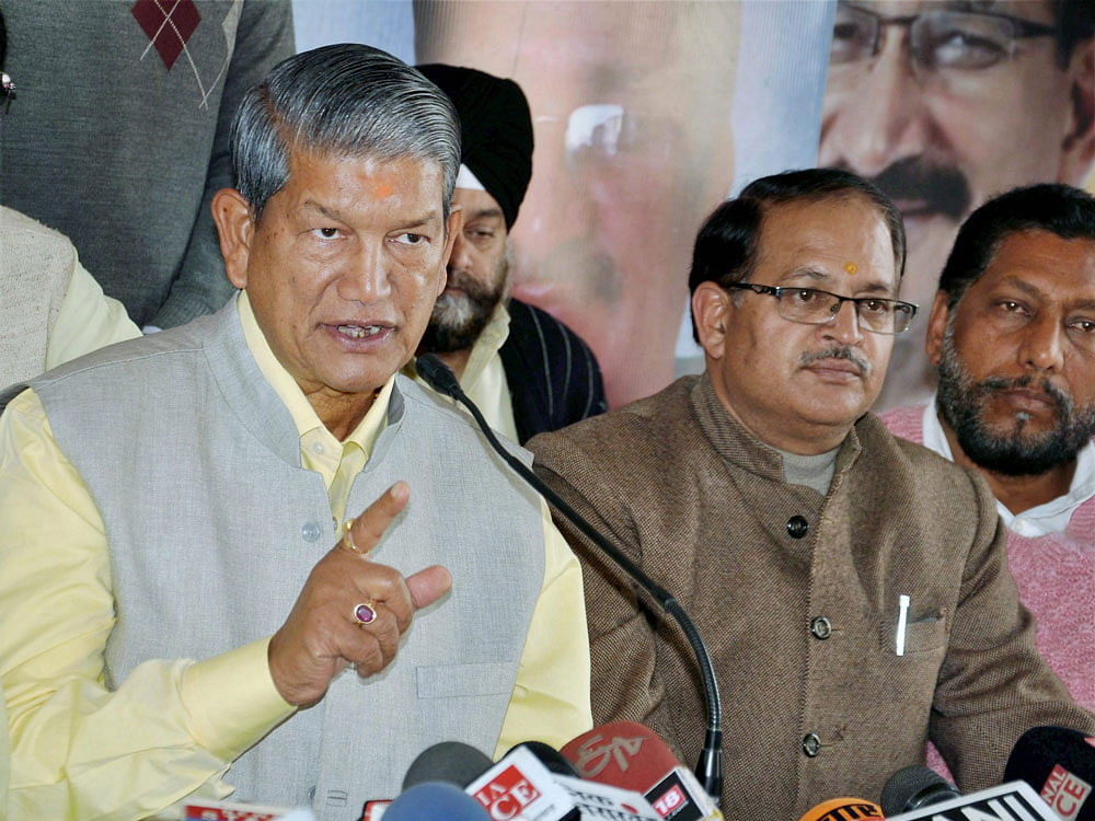 Speaking at a press conference here, he raised objections to Chief Minister Harish Rawat visiting his office on a daily basis despite the model code of conduct in force in the state. PTI