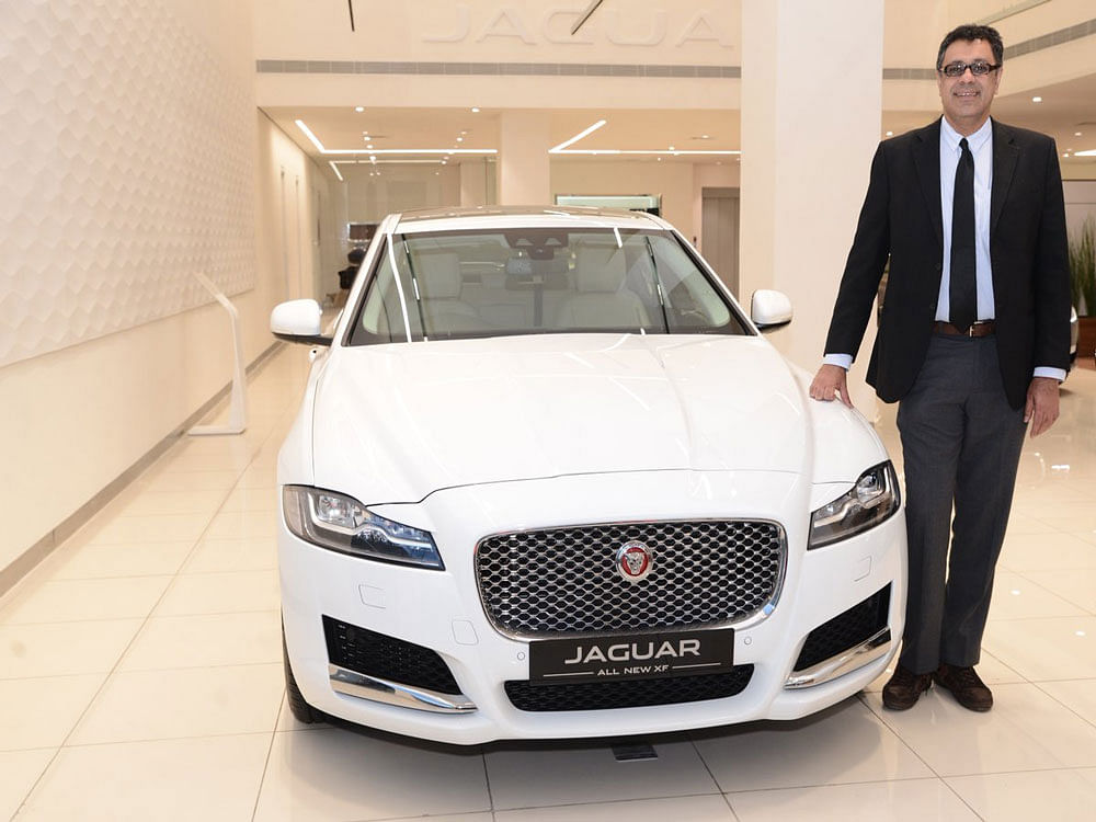 The all-new Jaguar XF will be available in two options -- a 2-litre Ingenium diesel engine with a power output of 132 kW and a 2-litre petrol engine with a power output of 177 kW, the company said in a statement. Image: @JLRindia