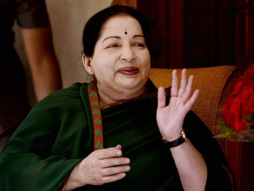 Jayalalithaa had in 2011 expelled Sasikala, her husband M Natarajan and nephew Dinakaran, besides some of their other relatives including Venkatesh, from AIADMK for reportedly interfering in party and government affairs. PTI file photo