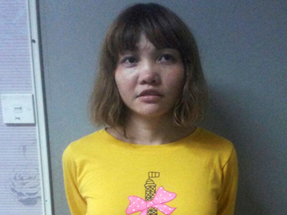 Vietnamese Doan Thi Huong is seen in this undated handout released by the Royal Malaysia Police to Reuters