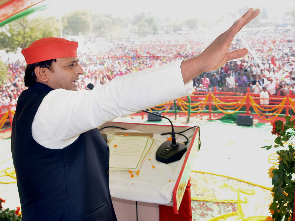 'Why Modi is waiting for the UP poll outcome to waive farmers' loans. He is the PM and he can do it any time. Farmers of Maharashtra, Madhya Pradesh, Chhattisgarh and other states are also waiting for this (waiver),' he said. PTI file photo