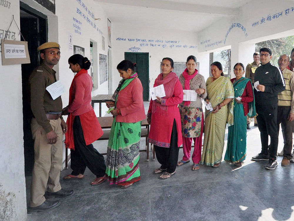 UP Ph-V polling begins amid tight security, all eyes on Amethi. PTI File photo