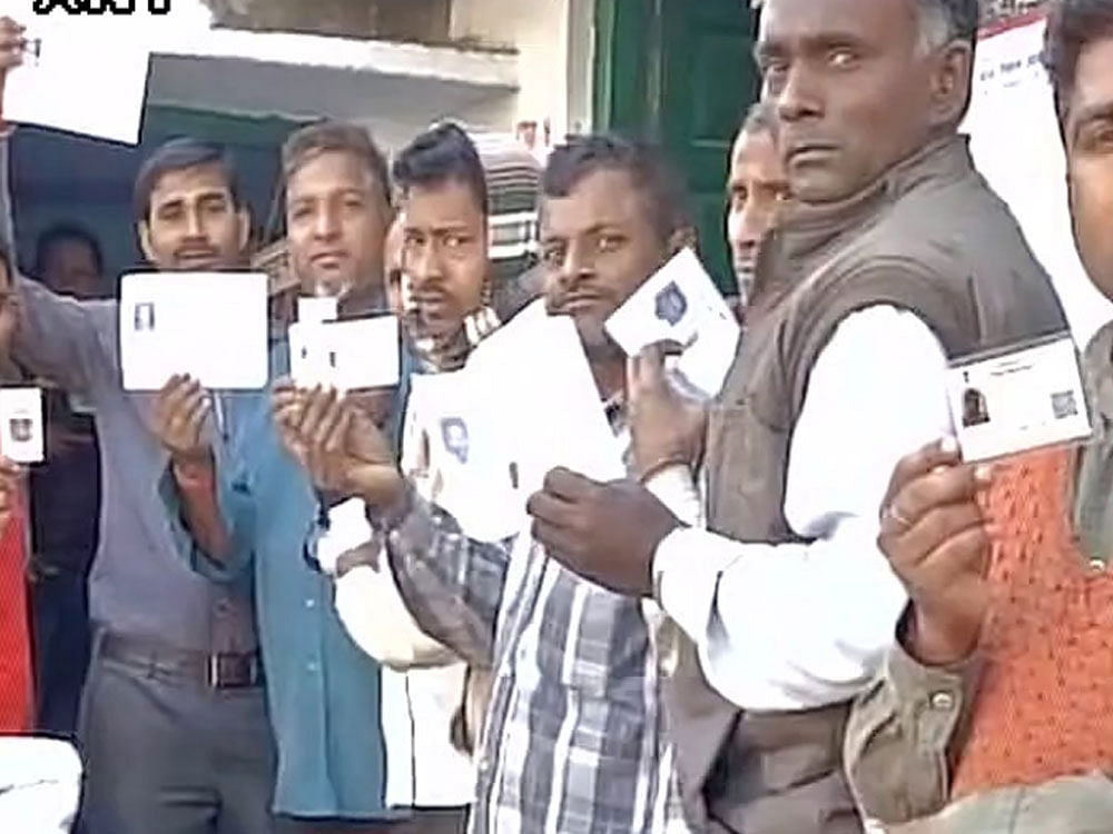 12-13 pc turnout till 10 AM in phase-V of UP polls. ANI