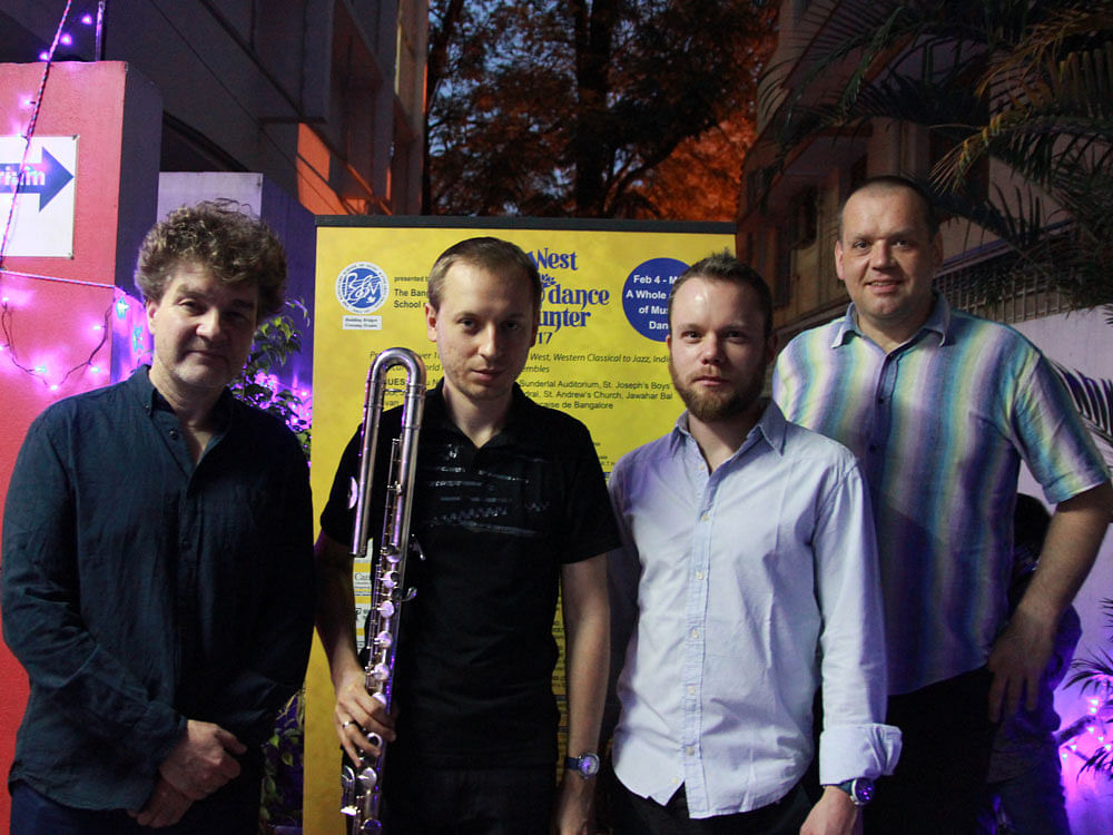 Proficient: (From left) Leszek Hefi Wi&#347;niowski, Dominik Wania, Bartek Staromiejski and  Maciej Adamczak.