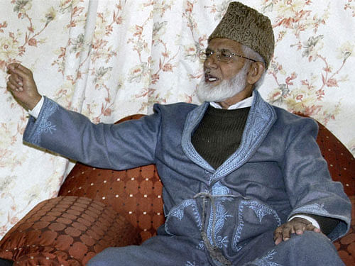 While sources said Geelani's grandson, Anees-ul-Islam, was named research officer in the Sher-e-Kashmir International Convention Complex (SKICC), a subsidiary wing of the Jammu and Kashmir Tourism, out of turn, authorities denied that rules were bent for the appointment. pti file photo