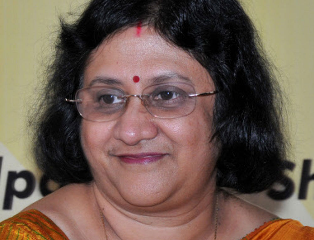 SBI Chairperson Arundhati Bhattacharya told reporters here on the sidelines of a women entrepreneurs' national convention. DH file photo