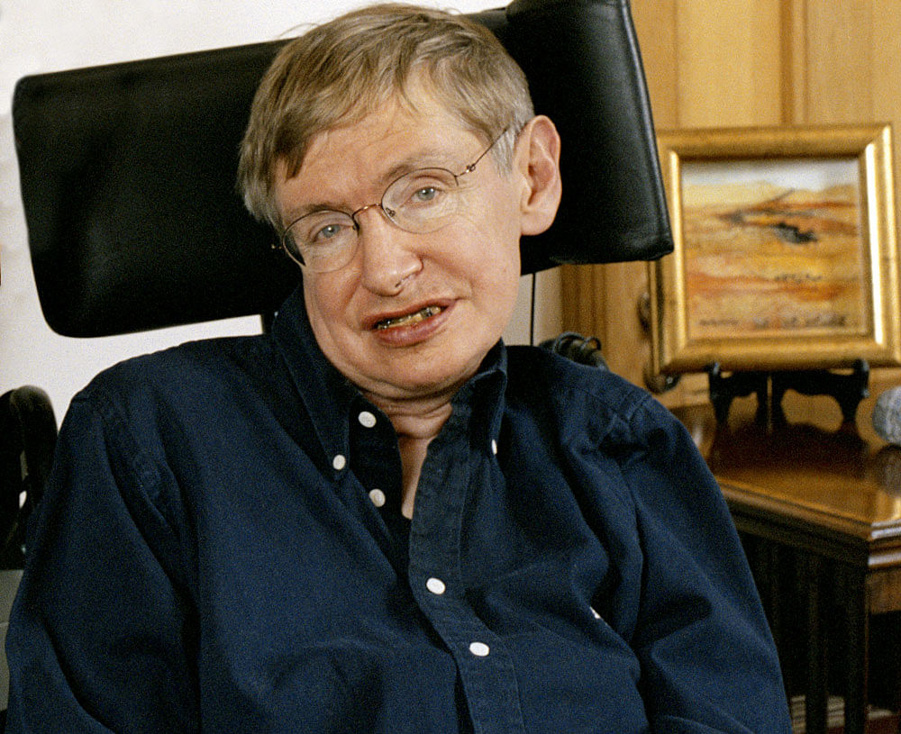 Renowned British physicist Stephen Hawking. DH File photo