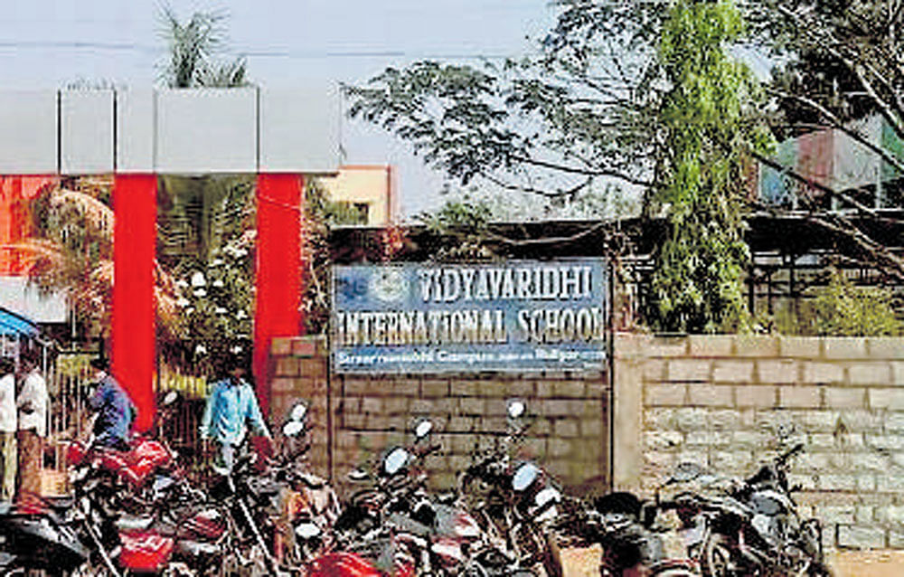The Vidyavaridhi International Residential School, which  belongs to Kiran Kumar, former BJP&#8200;legislator.