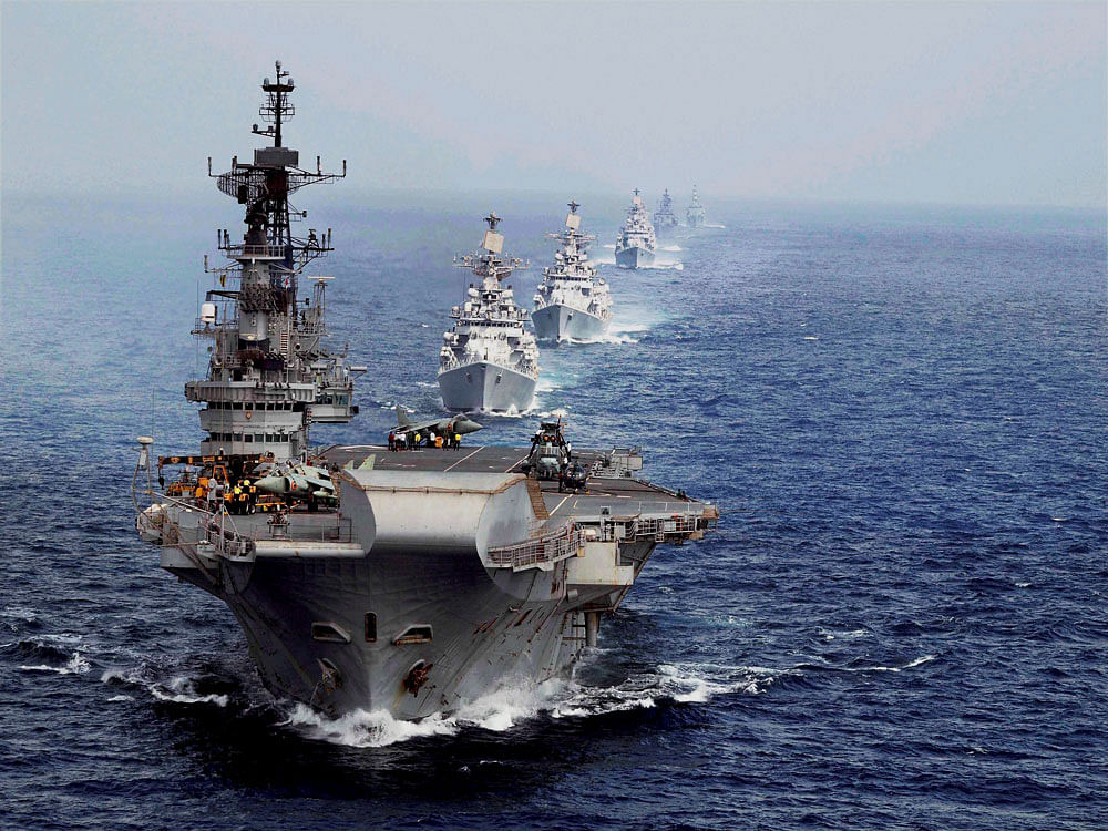 'Aircraft carriers ensured India's influence in Indian Ocean'