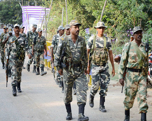 Five jawans were also injured in the attack that took place in the dense forests of Bhejji police station limits at 9:15 AM when a patrol party of CRPF's 219 battalion was out for a road opening task near Kotacheru village. 112 security personnel were part of the patrol party. The Naxals also looted ten weapons and two radio sets from the killed men, officials said. PTI file photo