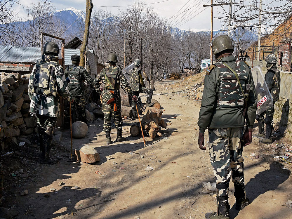 The incident occurred in the dense forests near Kottacheru village under Bhejji police station, around 450 km away from the state capital, at 9.15 am when 112 personnel of the CRPF's 219th battalion were out for a road opening task. PTI Photo.