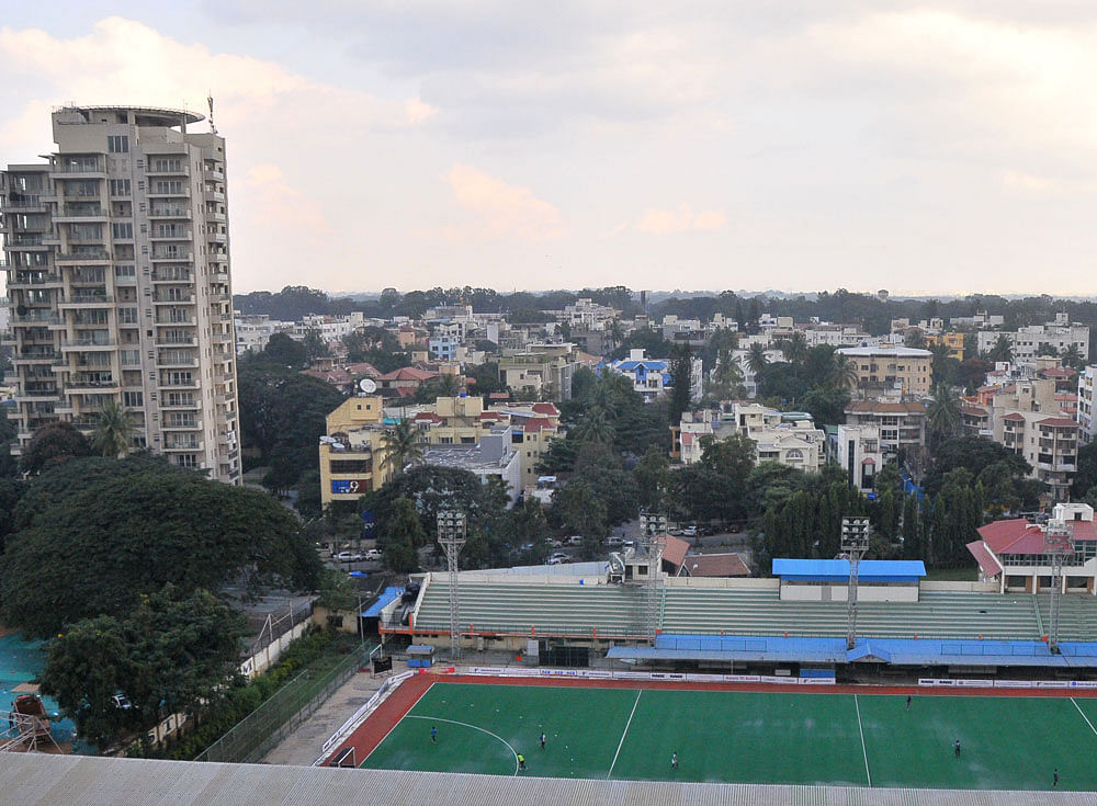 Panaroma of Bengaluru city. DH file photo