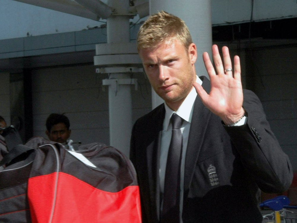 Former England captain Andrew Flintoff. DH file photo
